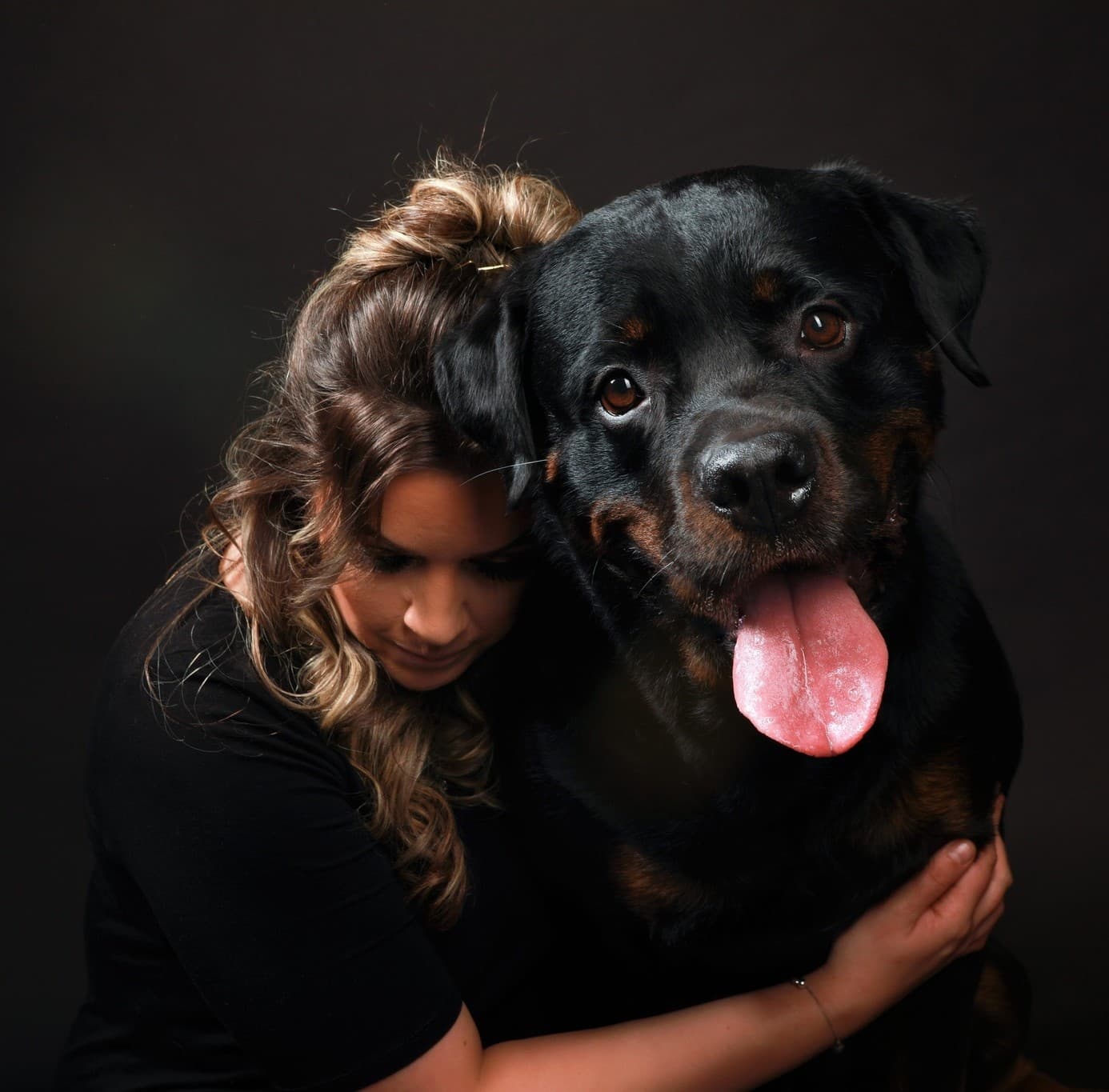 Dr. Shareen Akhtar with a beloved pet